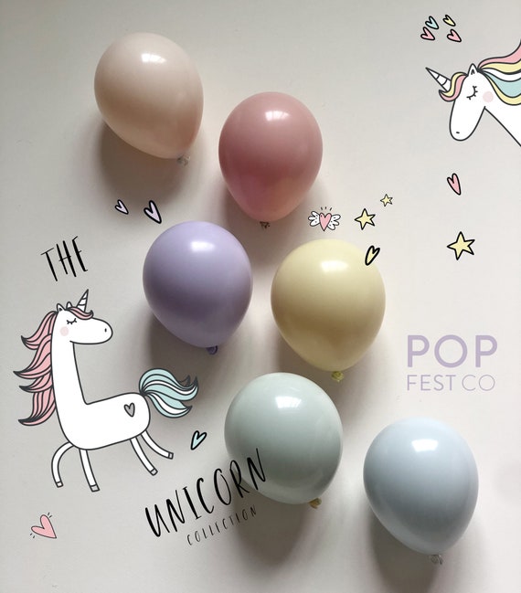 Pastel Balloon Garland Kit Rainbow PREMIUM Quality Matte DIY