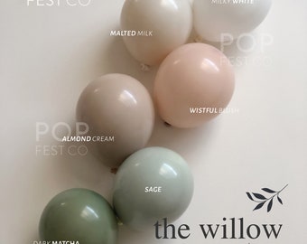 INTERNATIONAL - MAT Ballons individuels / Couleurs mates personnalisées de haute qualité - Décoration d&#39;anniversaire - CHOISISSEZ vos couleurs ! Collection verte