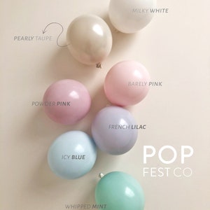 DIY Balloon Garland Arch Kit / Custom High Quality MATTE Colors - Pink, Pastels, Pastel Rainbow, Birthday, Baby Girl, Blush, Party Decor