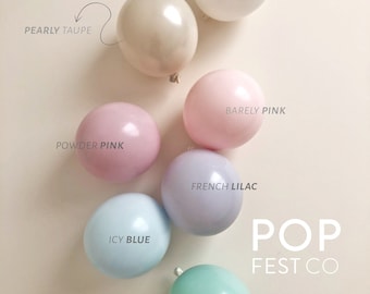 DIY Balloon Garland Arch Kit / Custom High Quality MATTE Colors - Pink, Pastels, Pastel Rainbow, Birthday, Baby Girl, Blush, Party Decor