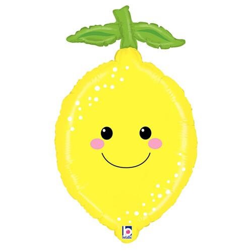 29 Lemon Balloon Jumbo Mylar Balloon Party Decor Birthday Decor Baby Shower Produce Lemonade Stand Farm Fruit Sunshine
