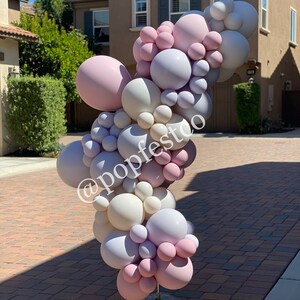 DIY Balloon Garland Arch Kit / Custom High Quality MATTE Colors -Pinks, Pastels, Lavender, Baby Girl, Party Decor, Birthday