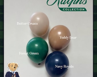 Polo Bear Blue DIY Balloon Garland Arch Kit, Blue Birthday Baby Shower Balloon Arch, Ralphs Coffee, High-Quality Double Stuffed Balloon Kit