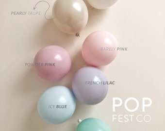 MATTE Individual Balloons / Custom High Quality MATTE Colors - Birthday Decoration - Choose your colors! Rainbow Collection