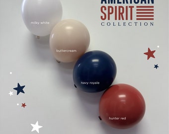 Professional Grade DIY Double Stuffed Balloon Garland Kit | 4th of July | Fourth of July | Red White and Blue | USA Party Decor | Fireworks