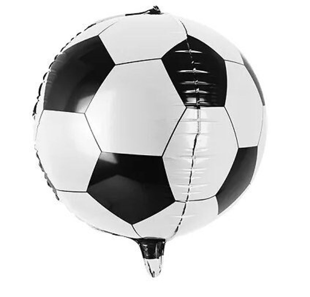 16 Soccer Ball Black and White Balloon Mylar Balloon, Party Decor