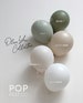 DIY Balloon Garland Arch Kit / Custom High Quality MATTE Colors -Olive, Sage, White, Green, Nudes, Neutrals, Eucalyptus, Baby Safari 