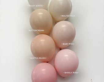Custom Pink Blush DIY Balloon Garland Arch Kit | High Quality Matte Balloons | Boho Baby Shower Garland | Bridal Shower | Birthday Ballerina