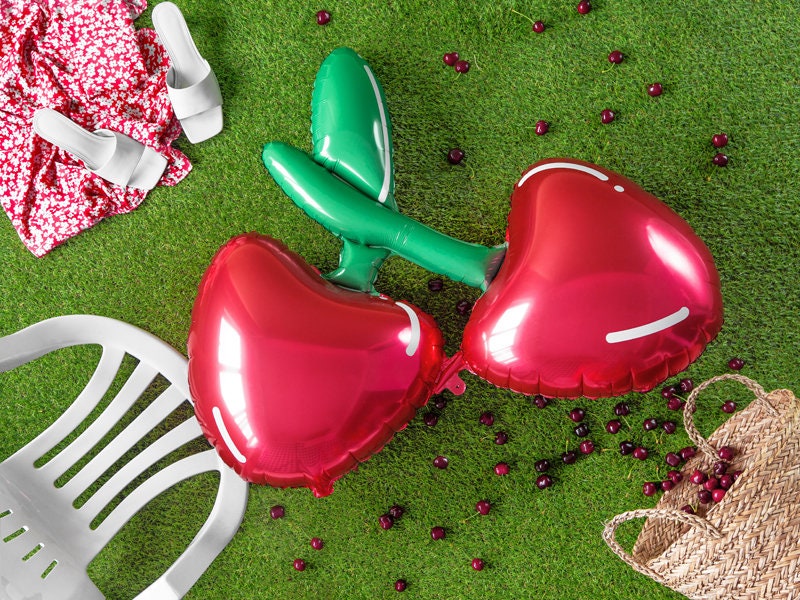 34 Cherry Balloon Jumbo Mylar Balloon Party Decor - Etsy