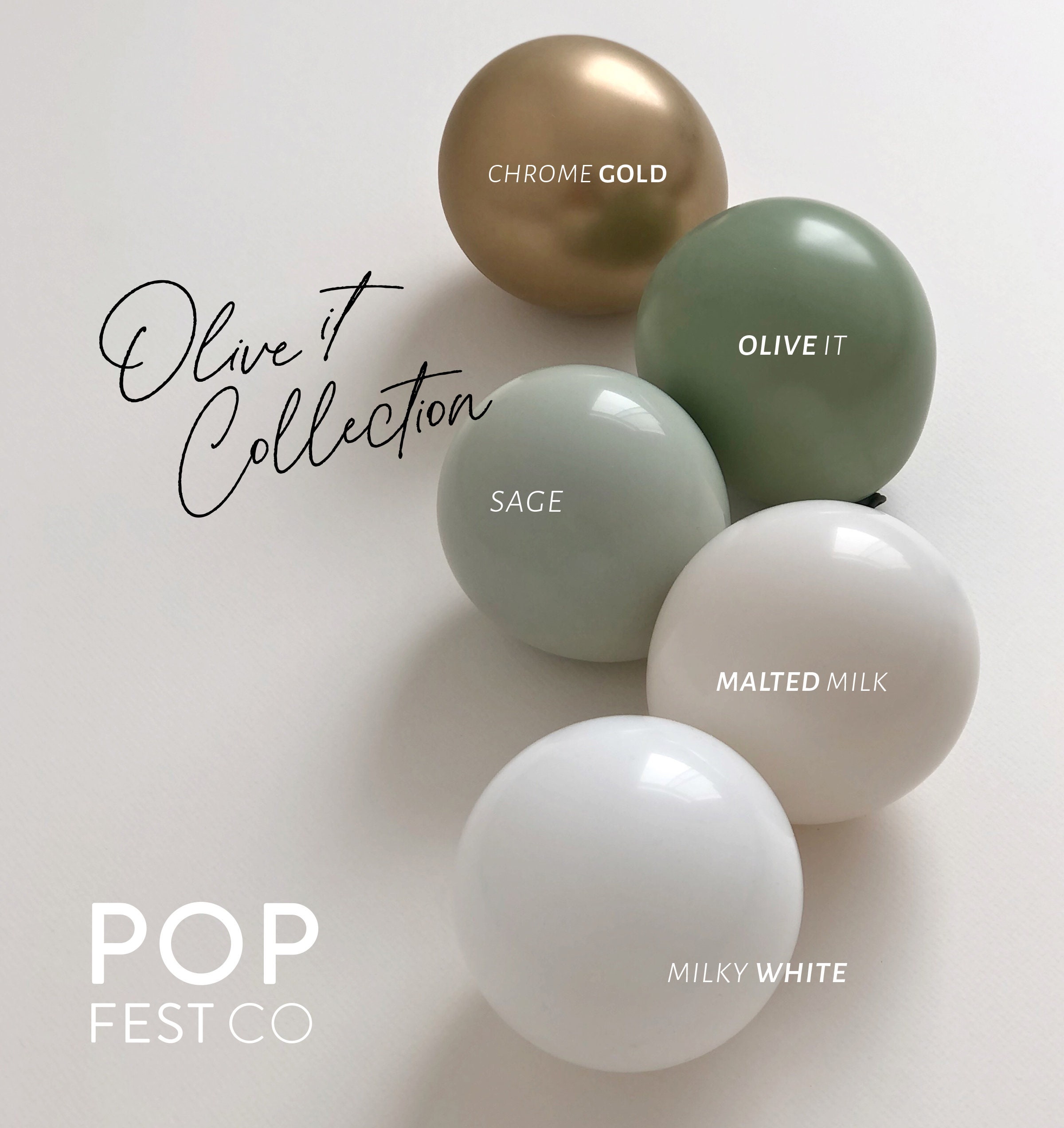 INTERNATIONAL - MAT Ballons individuels / Couleurs mates personnalisées de haute qualité - Décoration d'anniversaire - CHOISISSEZ vos couleurs ! Collection verte
