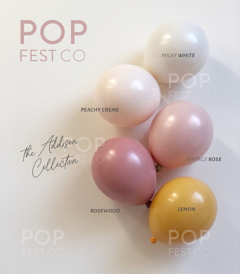 MATTE Individual Balloons / Custom High Quality MATTE Colors | Etsy