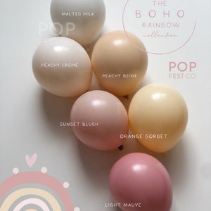 DIY Balloon Garland Arch Kit / Custom High Quality MATTE Colors - Peach ...