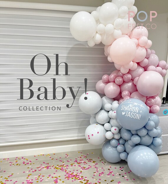 DIY Balloon Garland Arch Kit / CustomHigh Quality Matte Colors Gender Reveal Balloons Pastel Blue Pastel Balloons Pastel Pink,