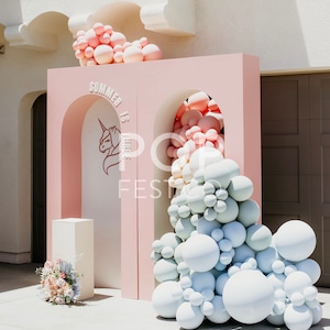 DIY Balloon Garland Arch Kit / Custom High Quality MATTE Colors - Unicorn, Pastels, Pastel Rainbow, Birthday, Baby Girl, Party Decor