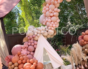 DIY Balloon Arch Garland Kit | Pink, Blush | Wedding Supplies | Party Supplies | Baby Shower | Bridal Shower | Wedding Decor