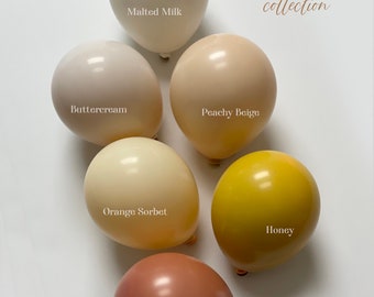 Boho Sun Balloon Garland Kit | Boho Sun Balloon Arch | Here Comes The Sun Balloons | Sun Baby Shower, Sunny Birthday, Orange, Honey, Beige