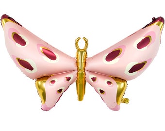 43"  Butterfly Balloon - Jumbo Mylar Balloon, Party Decor, Birthday Decor, Butterfly, Fairy, Spring, Whimsical