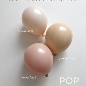 DIY Balloon Garland Arch Kit / Custom High Quality MATTE Colors Peach ...