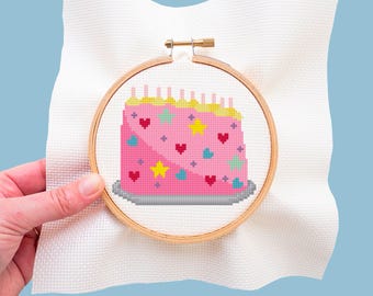 Max and Ruby: Ruby’s Cake cross stitch pattern, digital download