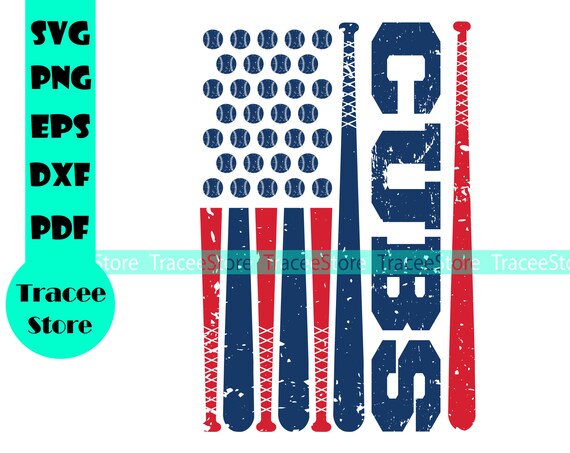 Download Cubs SVG Cubs Flag SVG Cubs Baseball SVG Cricut Cameo | Etsy