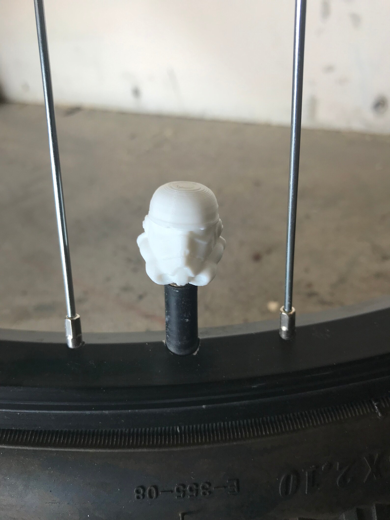 4 Pack Storm Trooper Tire Valve Stem Cap Star Wars Schrader Etsy