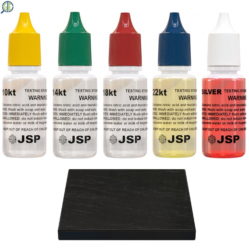 Gold and Silver Test Kit 10K 14K 18K 22K 24K Jewelry .999 Etsy