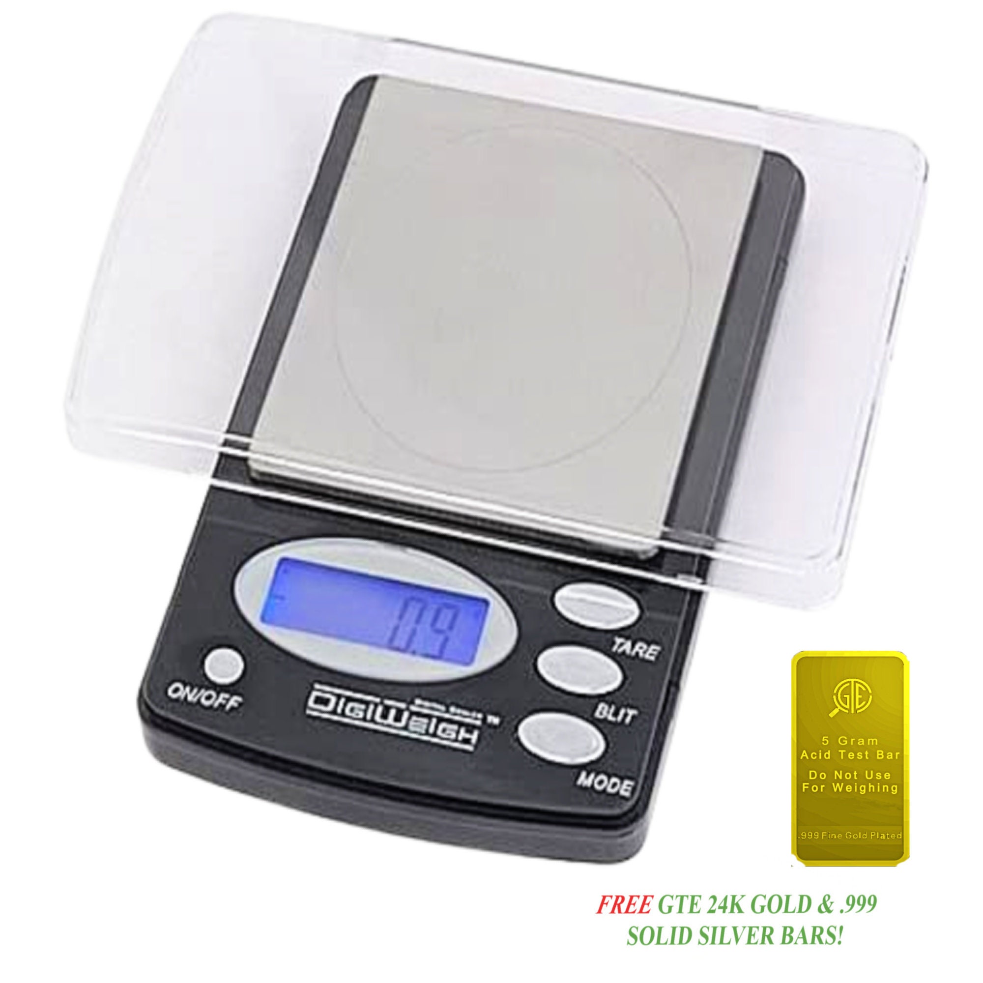 Digital Jewelry Gold Silver Pocket Scale 0.1g Gram 0.01oz 1000g Small…