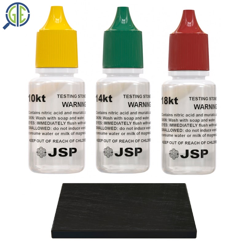 JSP Gold Jewelry Testing Acid 10k 14k 18k Kit Scratch Tester Etsy