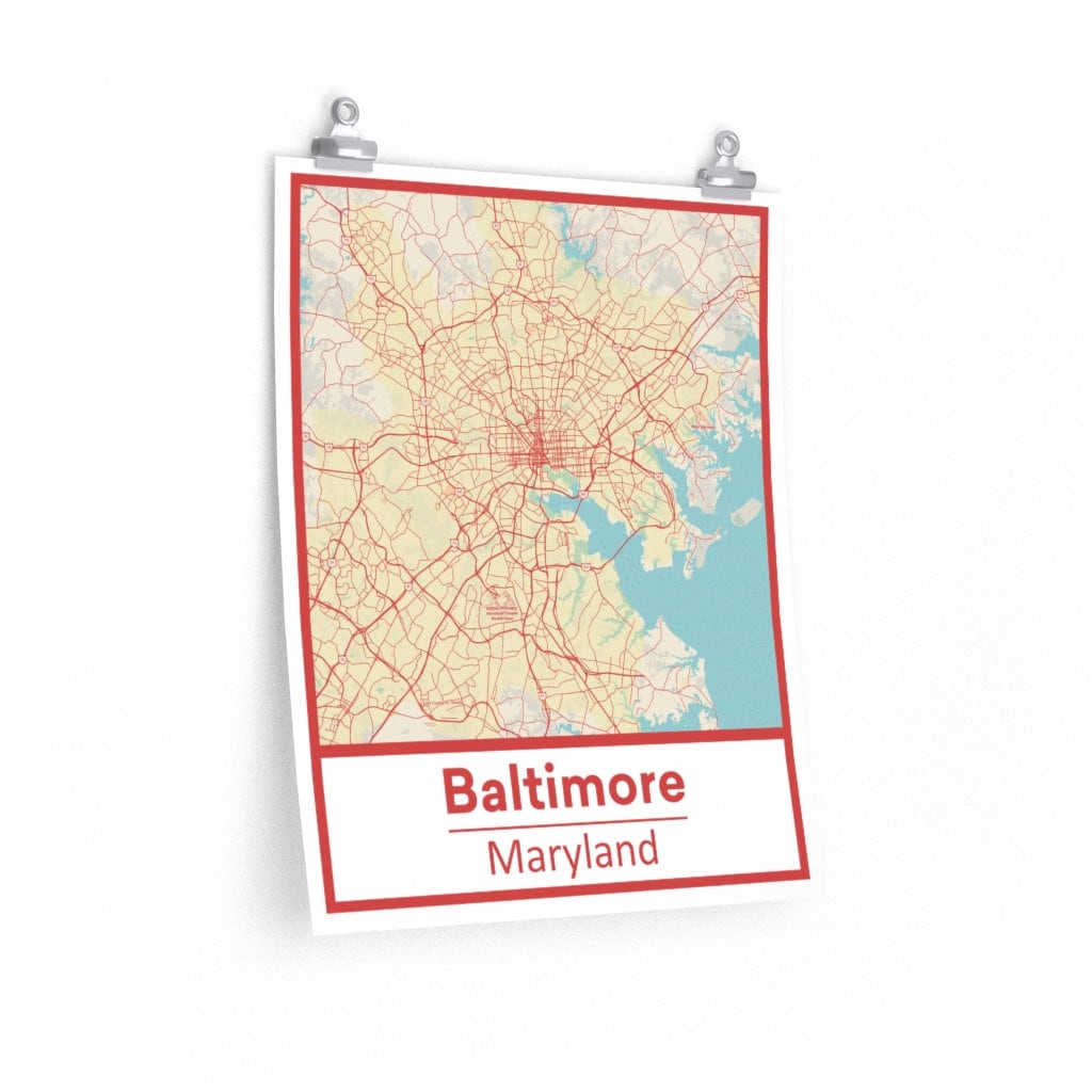 Craft Supplies &amp; Tools Visual Arts Classic Maps of American Cities ...
