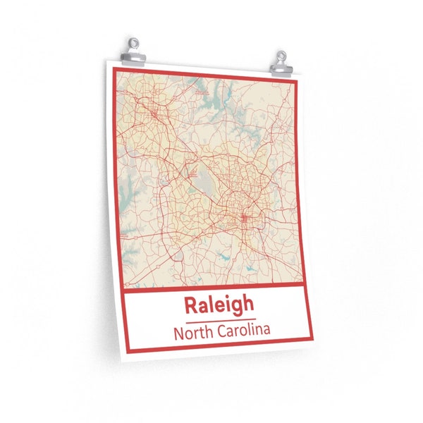 Raleigh Art Canvas Etsy