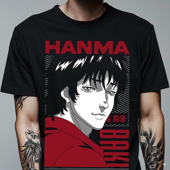 初期 00's グラップラー刃牙 Tシャツ アニメ ビンテージ バキアニメシャツ：ヴィンテージ 範馬刃牙シャツ、90年代アニメ