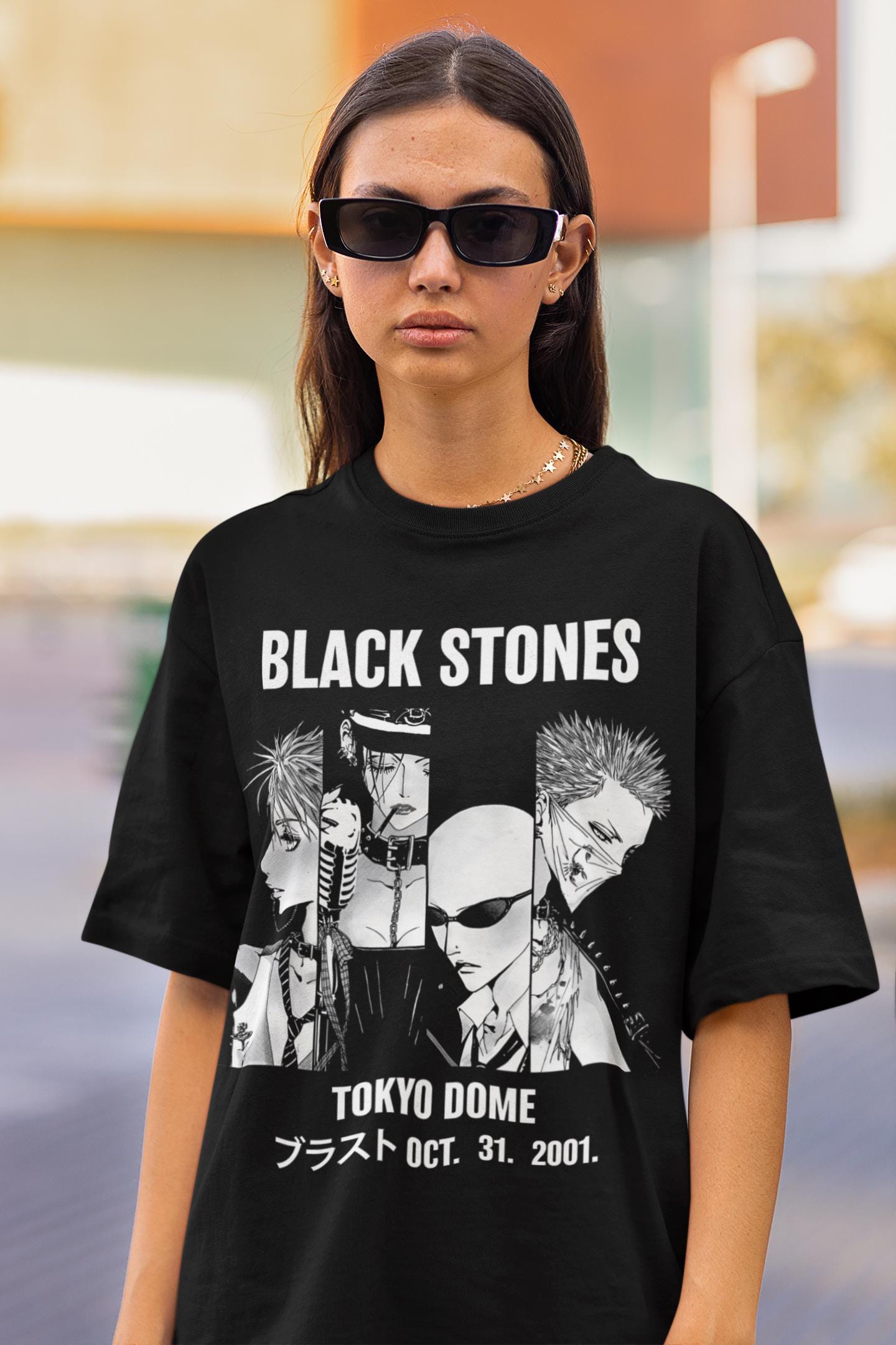 NANA 矢沢あい BLACK STONES Tシャツ Sサイズ ユニクロ公式 | 矢沢あいコレクション UT