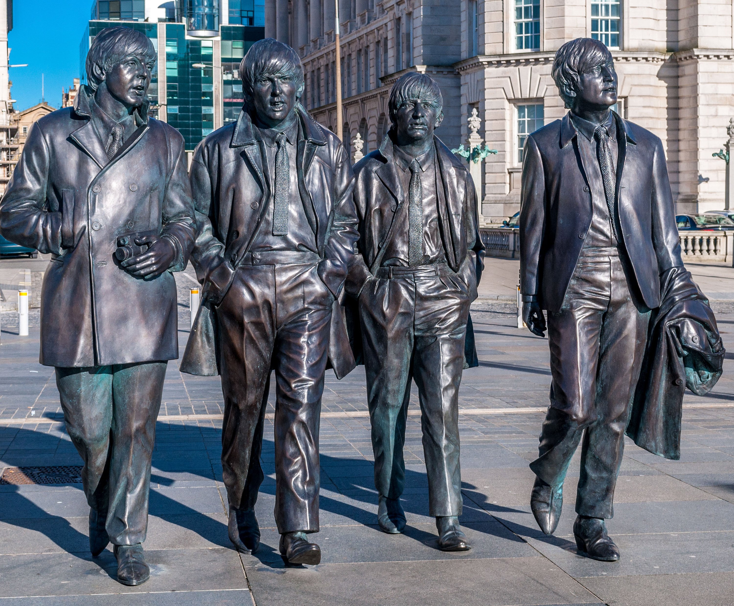 The Beatles Statue All 4 At Liverpool's Famous Waterfront Etsy