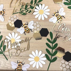 Bumblebee Confetti, Mommy to Bee Baby shower, Honey Bee Confetti, Mama to bee, Sweet As Can Bee, What Will It Bee Gender Reveal Baby Shower