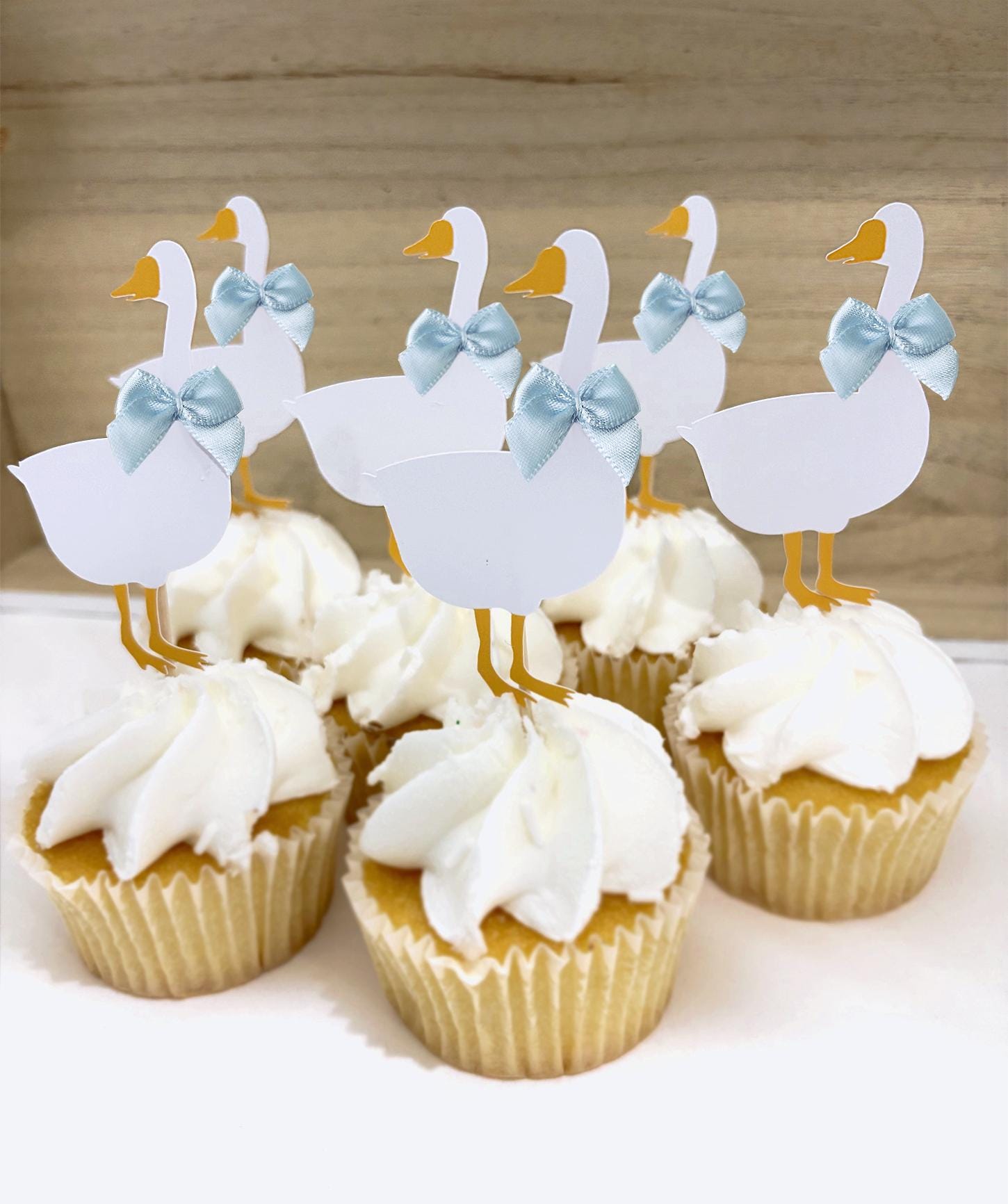 Goose Baby Shower Cupcake Toppers - Etsy, image size:1450x1732