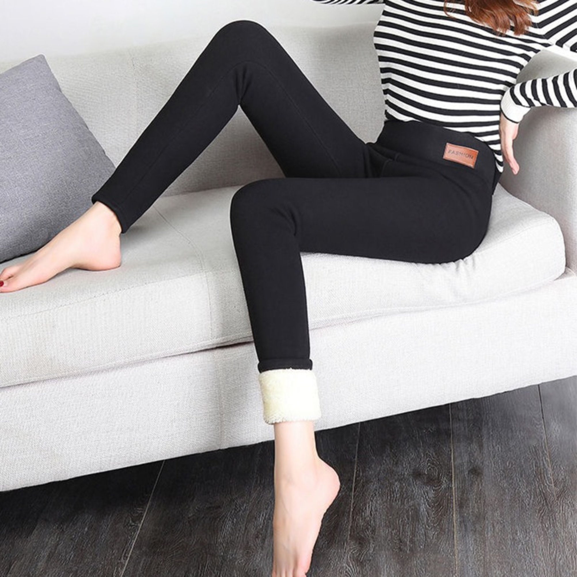 Push Up Leggins Mujer Con Forro Polar Leggings Thermicos