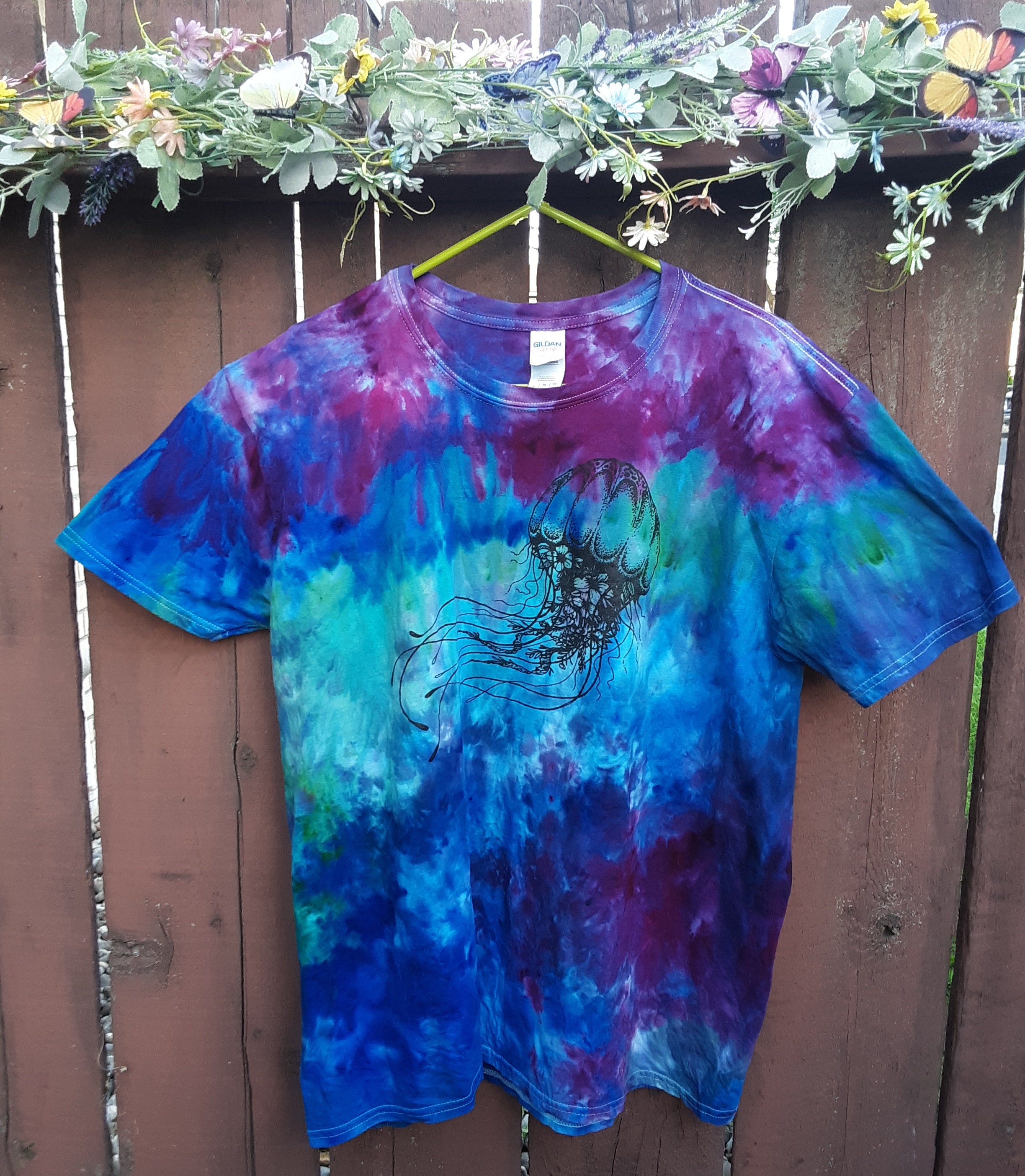 Jellyfish Tie-dye | Etsy
