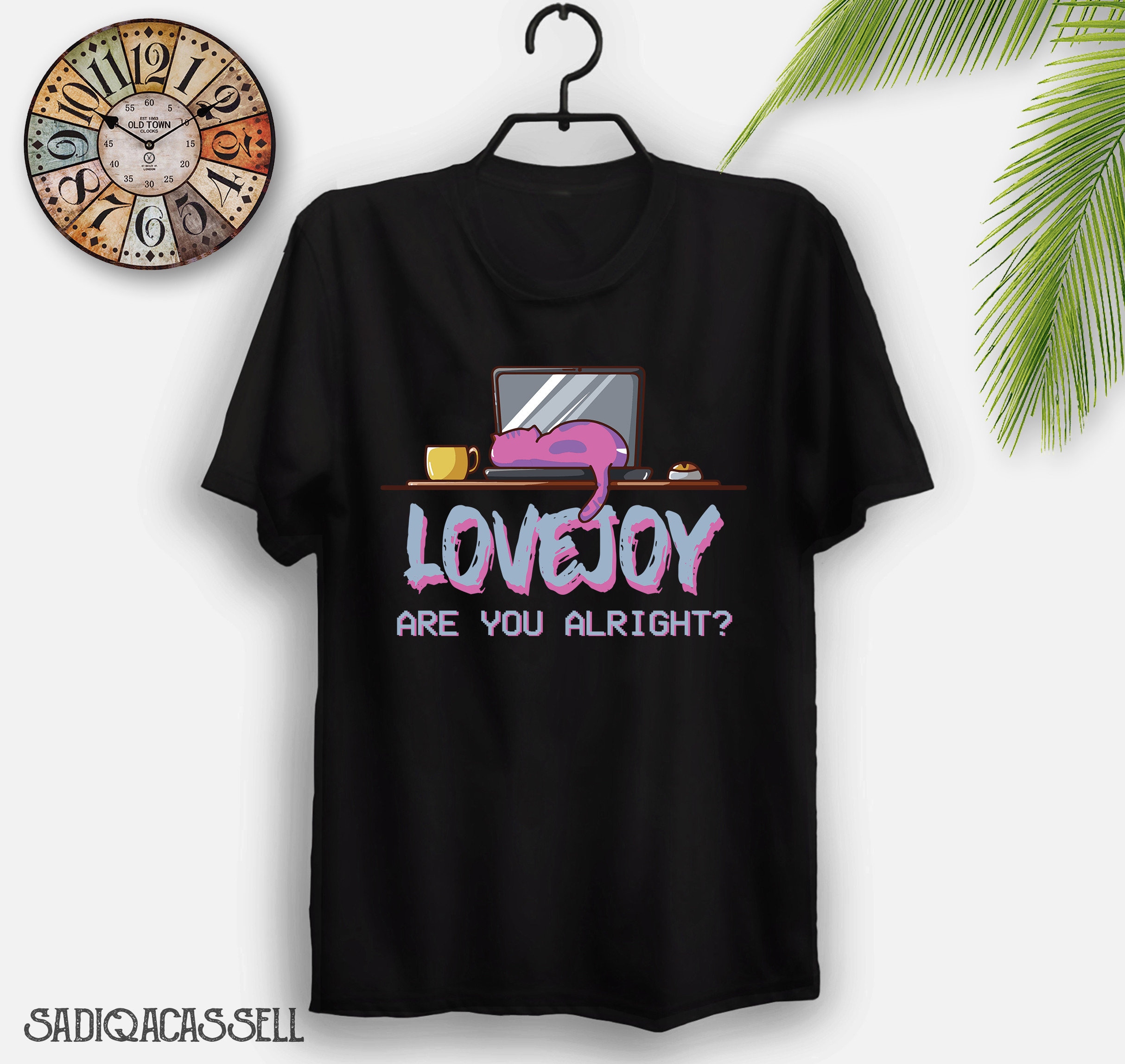 Lovejoy Merch Wilbur Roet Verveelde Kat TShirt Etsy