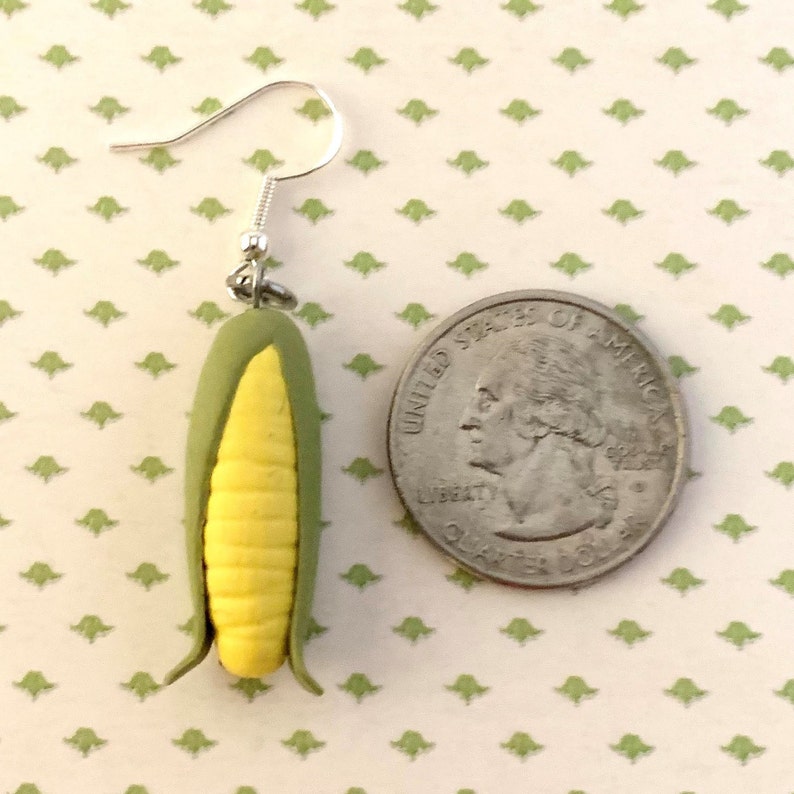 Polymer Clay Corn On The Cob Earrings Polymer Clay Corn On The Cob Food Jewelry Clay Farm Vegetable Corn On The Cob Jewelry
