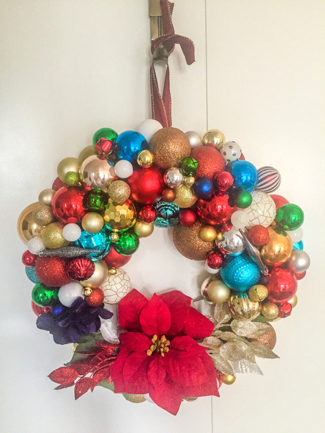 Multi Color Christmas Wreath 