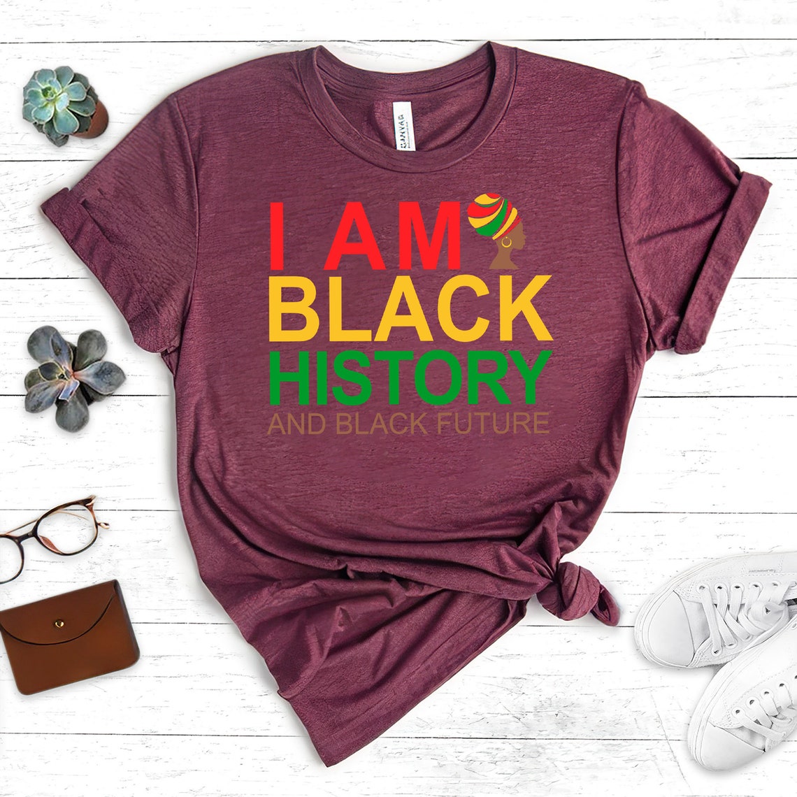 I Am Black History Shirt African American Shirt Black Women Etsy