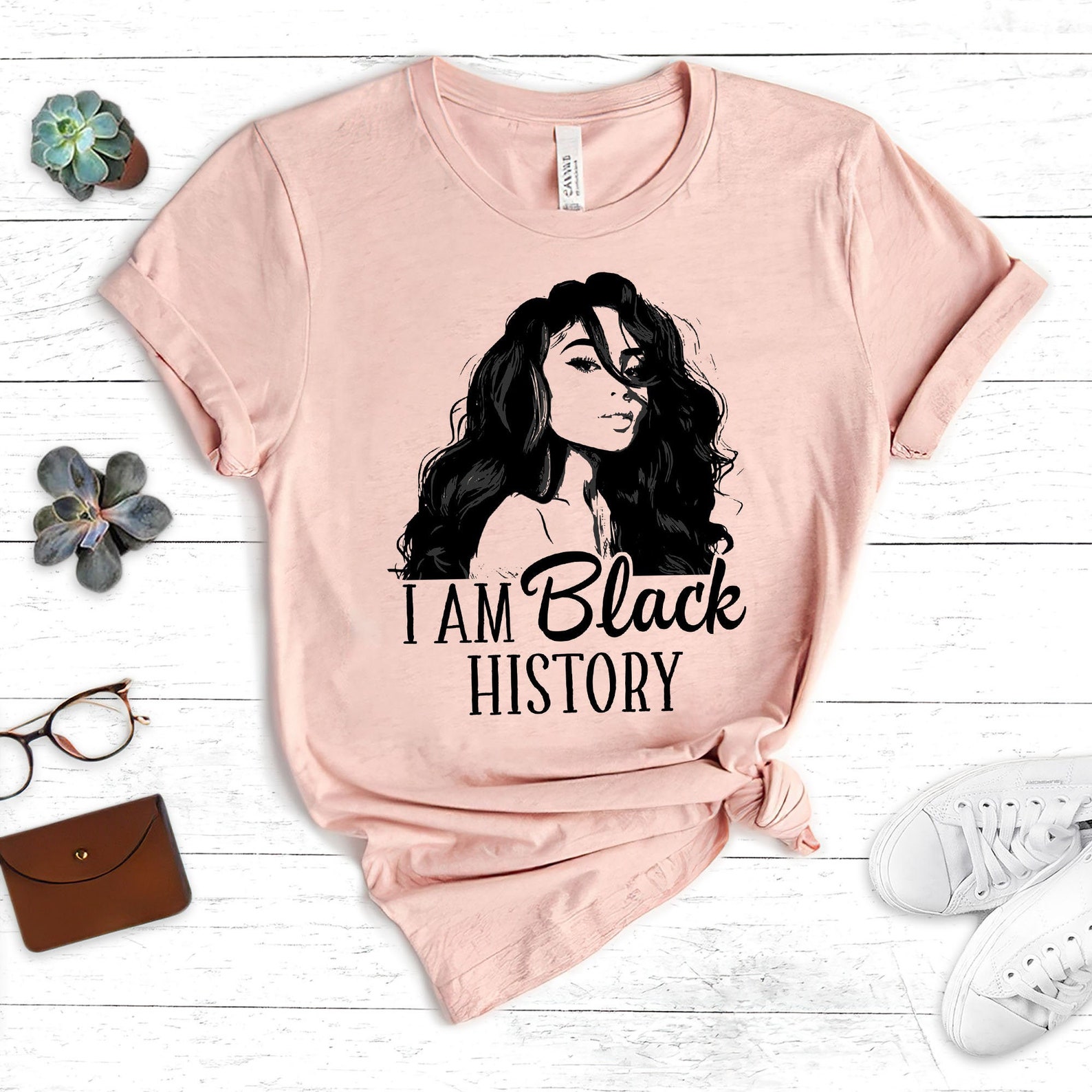 I Am Black History Shirt African American Shirt Black Queen Etsy