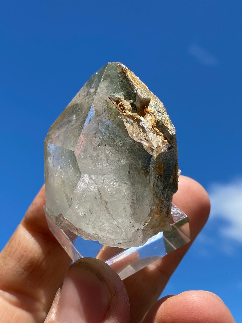 Swiss Chlorite Included Phantom Quartz