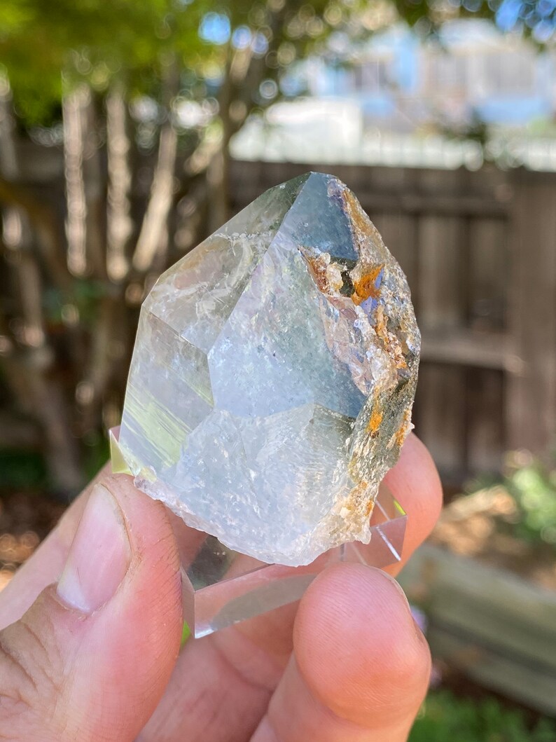 Swiss Chlorite Included Phantom Quartz