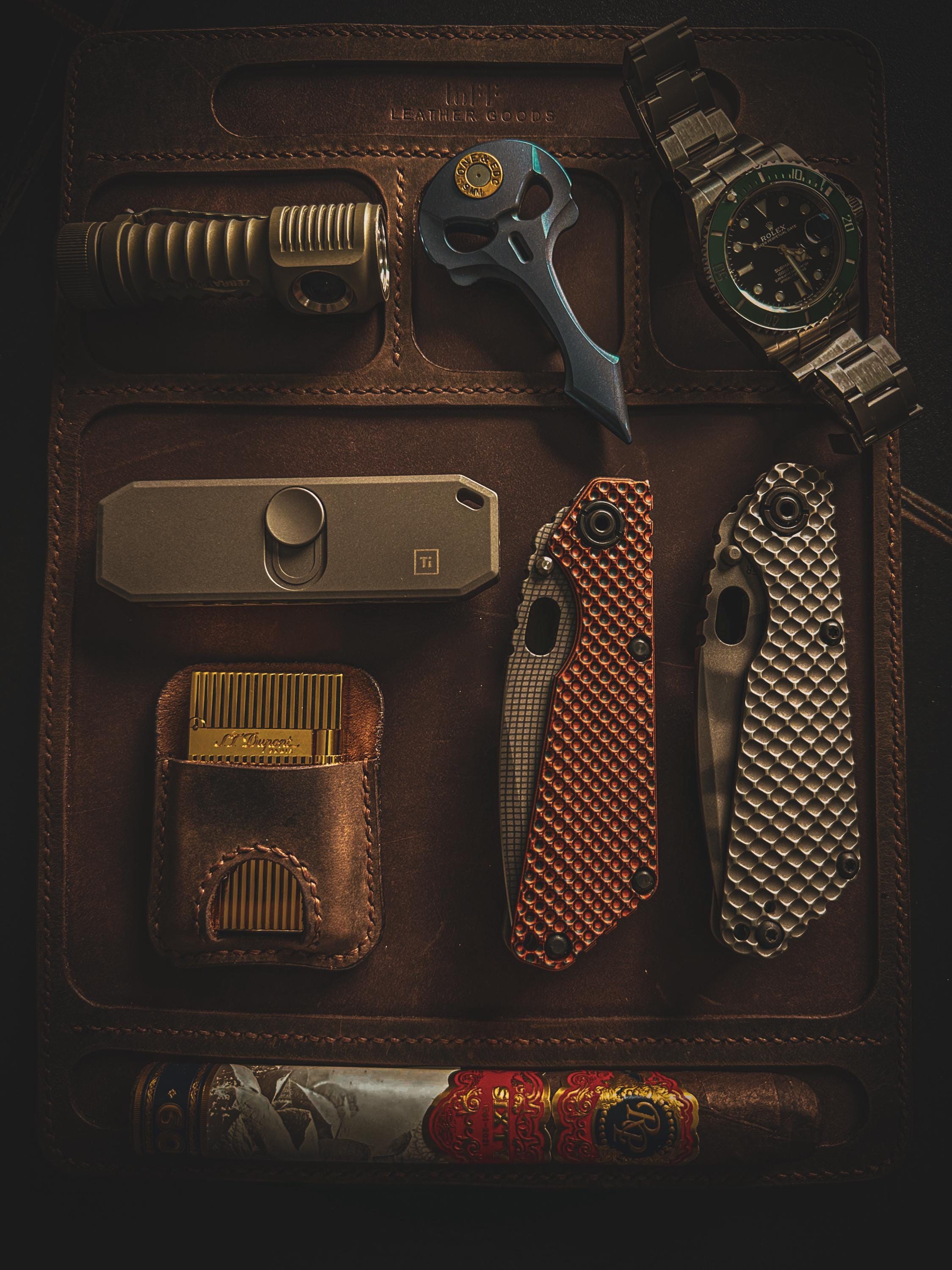 Leather Knife Maintenance Pad EDC Tool Care Workbench Mat