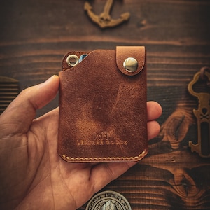 ULF EDC Snap Wallet, Front Pocket Wallet, Wallet Organizer, Snap Minimalistische Geldbörse