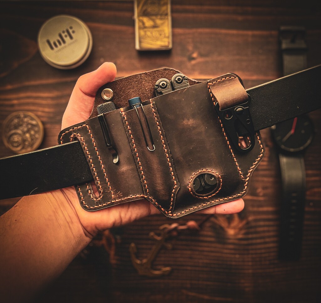 Cintura Porta Attrezzi Marrone In Pelle PU Regolabile Per Adulti | Cintura Multiuso Cosplay Con Tasche Per Accessori Halloween