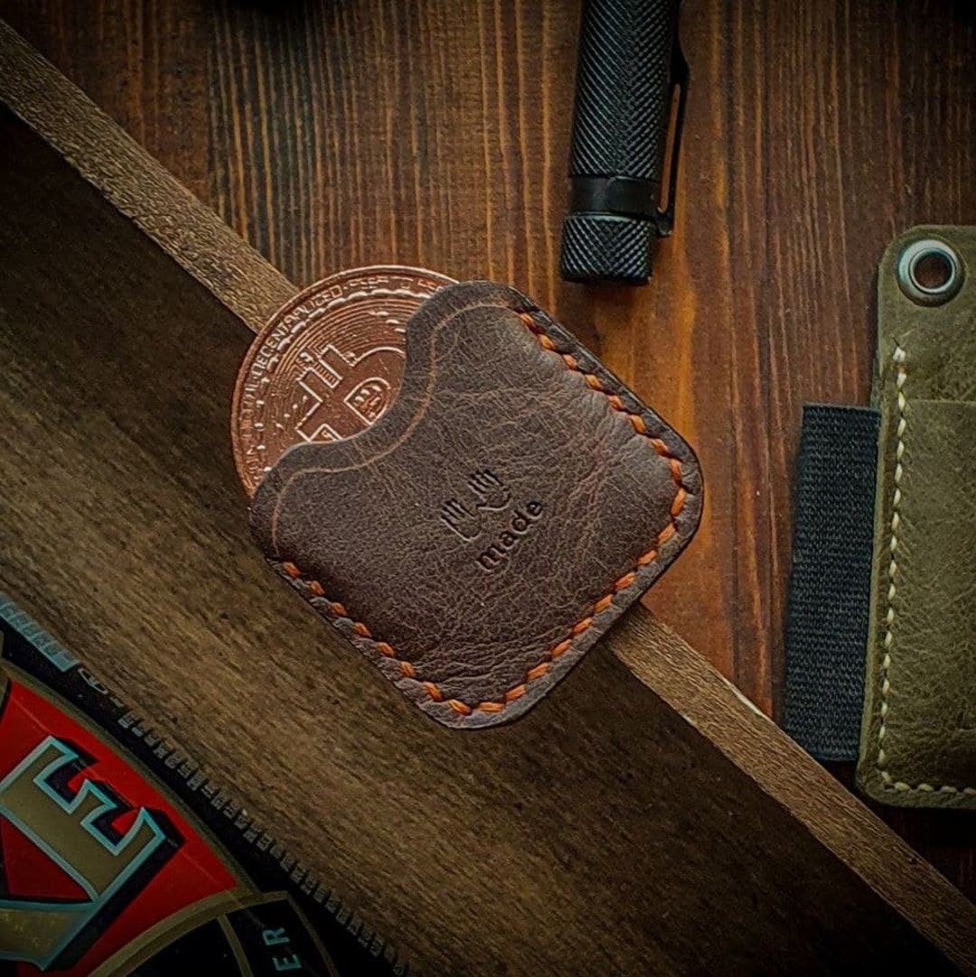 MYNT EDC Coin Leather Slip EDC Coin Pouch Coin Case Coin Holder Coin Purse Etsy UK