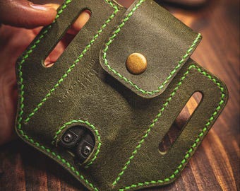 Leather Multitool Belt Sheath Flap Leatherman Wave Charge Holster Handmade Tool Carry ROAR v2