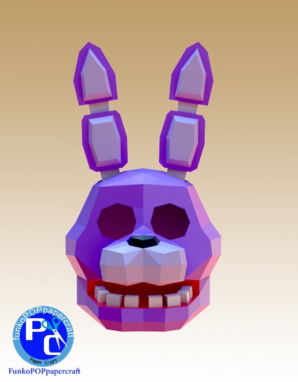 Withered Bonnie Five Nights At Freddy's 2 Papercraft